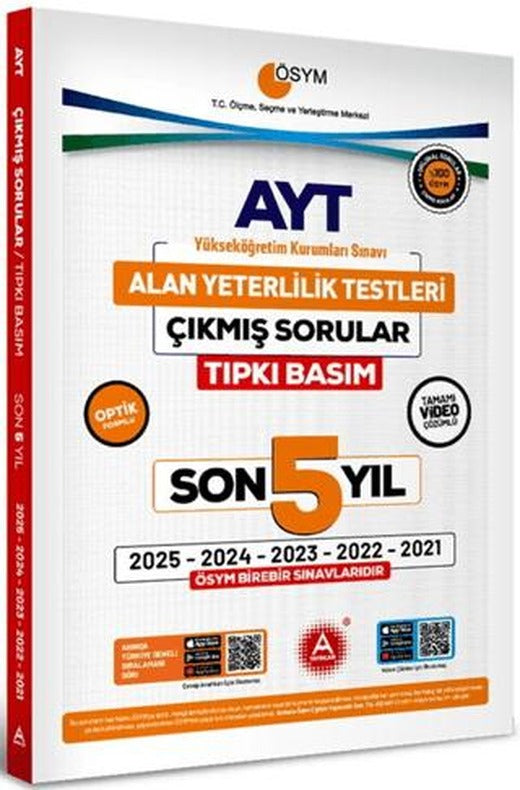 AYT Son 5 Yıl Tıpkı Basım Çıkmış Sorular