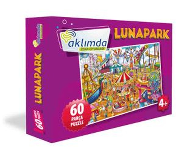 60 Parça Puzzle - Lunapark | Aklımda Zeka Oyunları