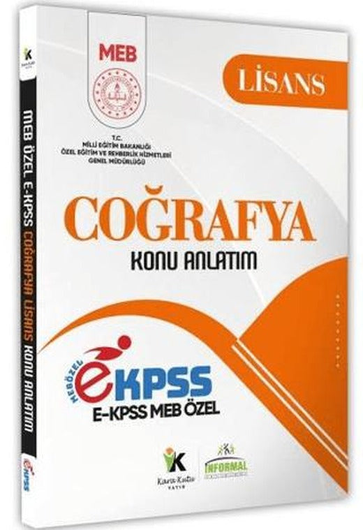 2025 MEB Özel EKPSS Lisans Coğrafya Konu Anlatımı Kitabı