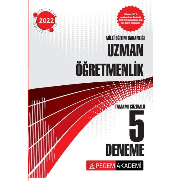 2022 Milli Eğitim Bakanlığı Uzman Öğretmenlik 5 Deneme