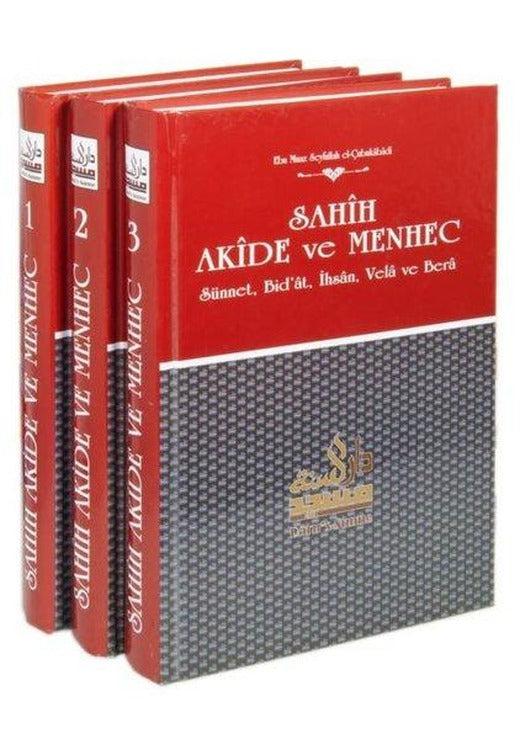 Sahih Akide ve Menhec Seti - 3 Kitap Takım | Daru's-Sunne Yayınları (Ciltli)