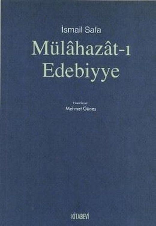 Mülahazat-ı Edebiyye | Kitabevi Yayınları (Ciltsiz)