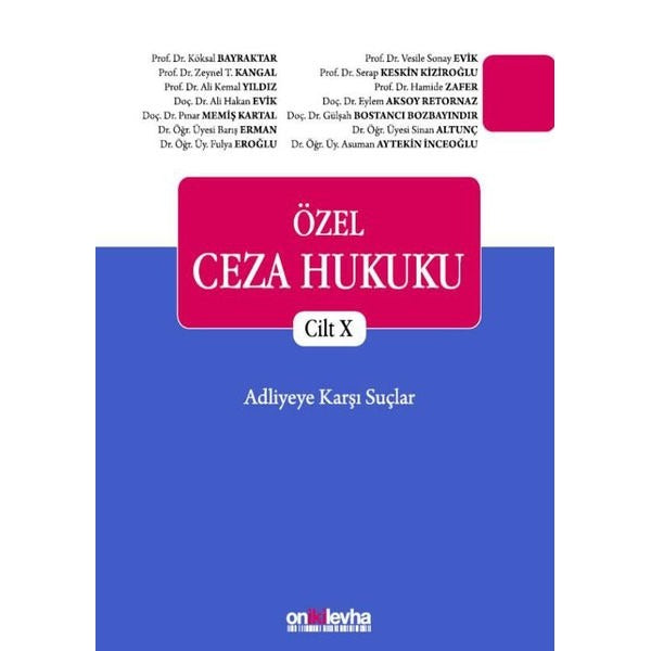 Özel Ceza Hukuku Cilt 10