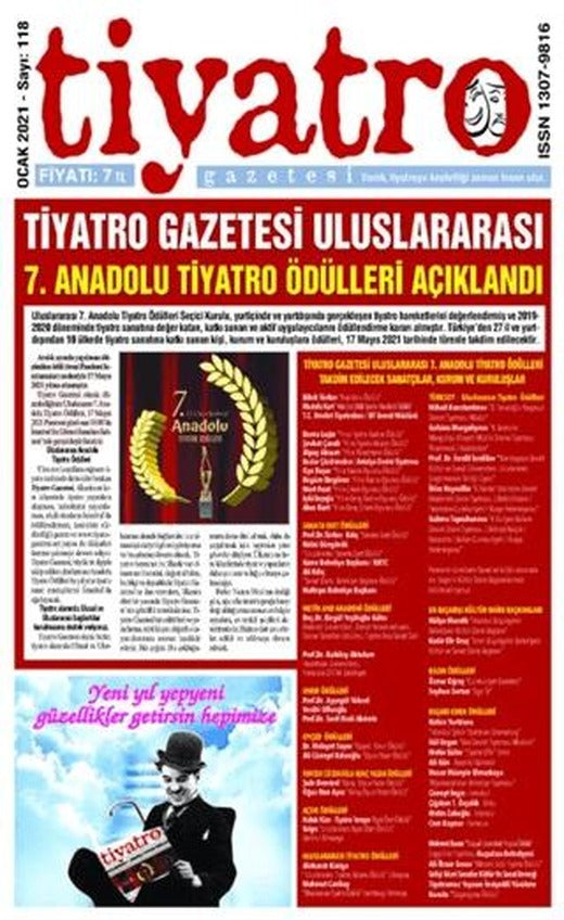 Tiyatro Gazetesi Sayı: 118 Ocak 2021 | Tiyatro Gazetesi (Ciltsiz)