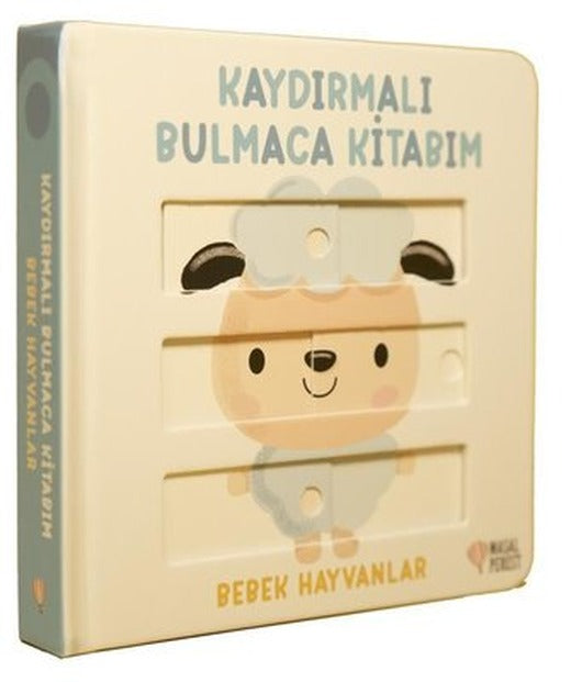 Kaydırmalı Bulmaca Kitabım - Bebek Hayvanlar | Masalperest (Ciltli)