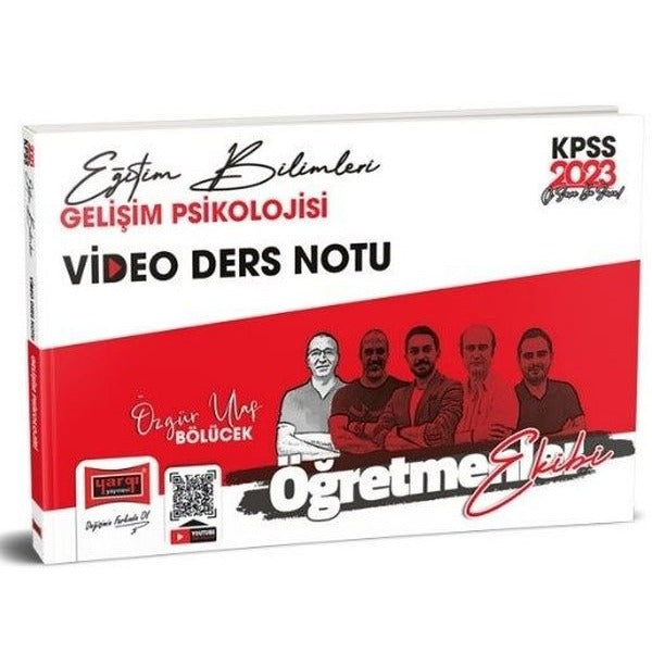 2023 KPSS Eğitim Bilimleri Öğretmenler Ekibi Gelişim Psikolojisi Video Ders Notları | Yargı Yayınları (İnce Kapak)