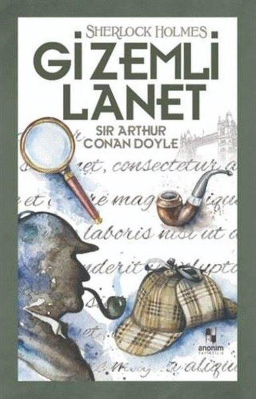 Sherlock Holmes - Gizemli Lanet | Anonim Yayınları (İnce Kapak)