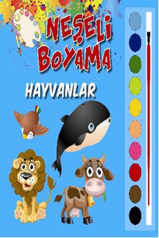 Neşeli Boyama Hayvanlar | Parıltı Yayınları