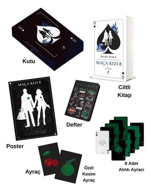 Maça Kızı 8 - 5. Kitap Seti - Kutulu | Artemis Yayınları (Ciltli)