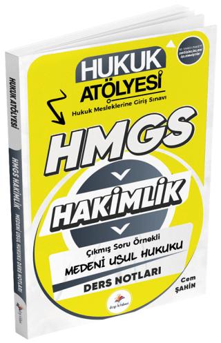 Hukuk Atölyesi HMGS Hakimlik Medeni Usul Hukuku Ders Notları | Dizgi Kitap (Ciltsiz)  - Resim 1