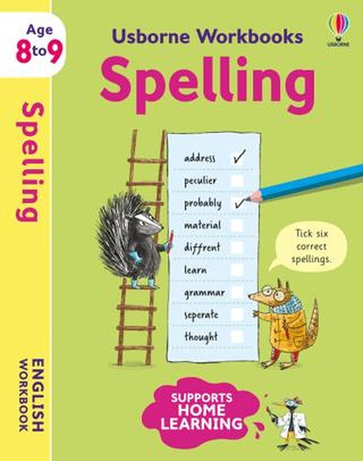 Usborne Workbooks Spelling 8-9 | Usborne (Ciltsiz)