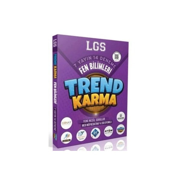 Trend Karma LGS Fen Bilimleri Denemeleri | Trend Karma (İnce Kapak)