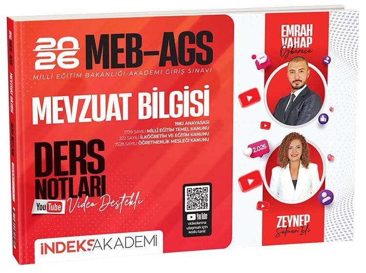 2026 MEB-AGS Mevzuat Bilgisi Video Ders Notları