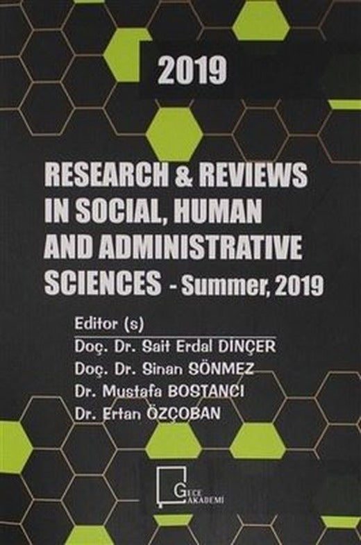 Research and Reviews ın Social Human and Administrative 2019 | Gece Akademi