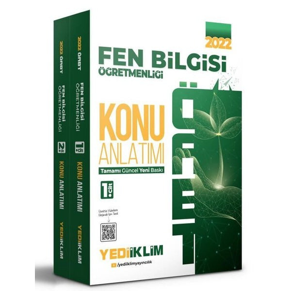 2022 ÖABT Fen Bilgisi Öğretmenliği Konu Anlatımlı Modüler Set - 2 Cilt Takım | Yediiklim Yayınları (İnce Kapak)