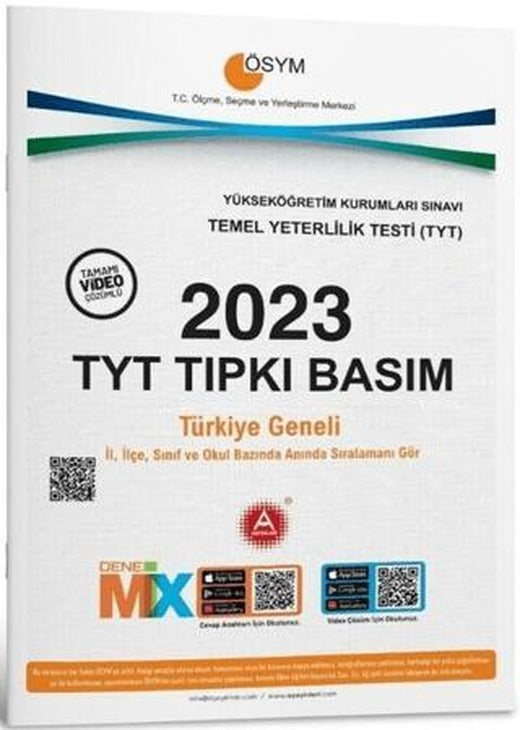 TYT Tıpkı Basım Çıkmış Sorular