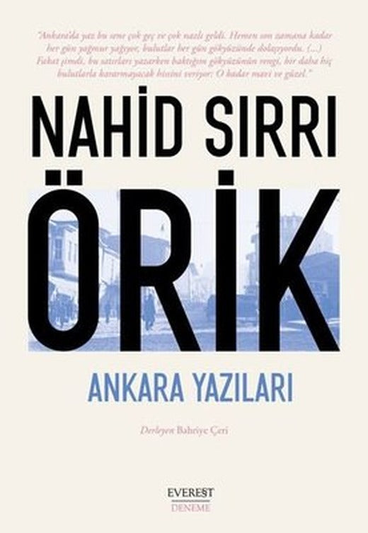 Ankara Yazıları | Everest Yayınları