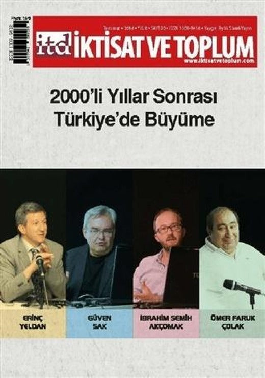 İktisat ve Toplum Dergisi Sayı: 93 Temmuz 2018 | İktisat ve Toplum Dergisi (Ciltsiz)