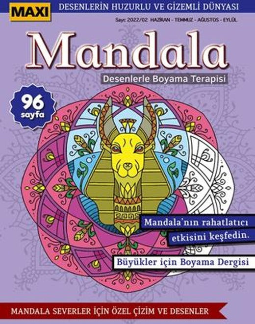 Maxi Mandala Desenlerle Boyama Terapisi 7 | Maxi Yayıncılık (Ciltsiz)
