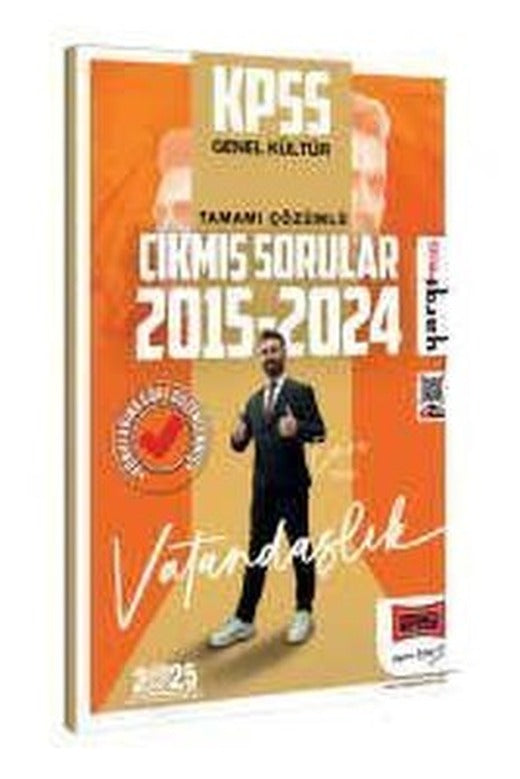 2025 KPSS Genel Kültür 2015 - 2024 Vatandaşlık Konularına Göre Düzenlenmiş Tamamı Çözümlü Çıkmış Sorular | Yargı Yayınları (İnce Kapak)