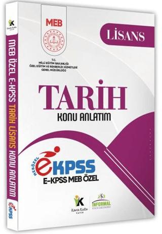 2025 MEB Özel EKPSS Lisans Tarih Konu Anlatımı Kitabı