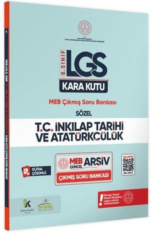 8. Sınıf LGS T.C İnkılap Tarihi ve Atatürkçülüğün Kara Kutusu Dijital Çözümlü Çıkmış Soru Bankası