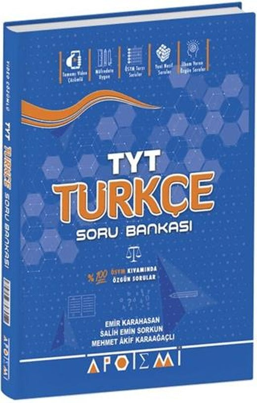 TYT Türkçe Soru Bankası | Apotemi Yayınları (Ciltsiz)