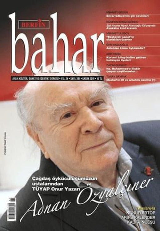 Berfin Bahar Aylık Kültür Sanat ve Edebiyat Dergisi Sayı: 261 Kasım 2019 | Berfin Bahar Dergisi (Ciltsiz)
