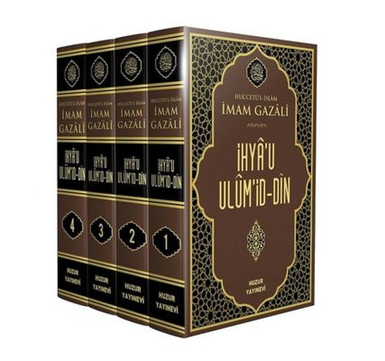 İhya'u Ulüm'id-Din (4 Kitap Takım) | Huzur Yayınevi - İslam Dizisi (İnce Kapak)