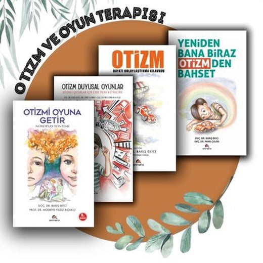 Otizm ve Oyun Terapisi Uygulama Seti - 4 Kitap Takım | Ekinoks (İnce Kapak)