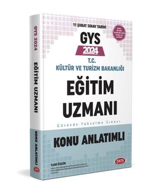 GYS T.C Kültür ve Turizm Bakanlığı Eğitim Uzmanı Görevde Yükselme Onu Anlatımlı | Data Yayınları (Ciltsiz)