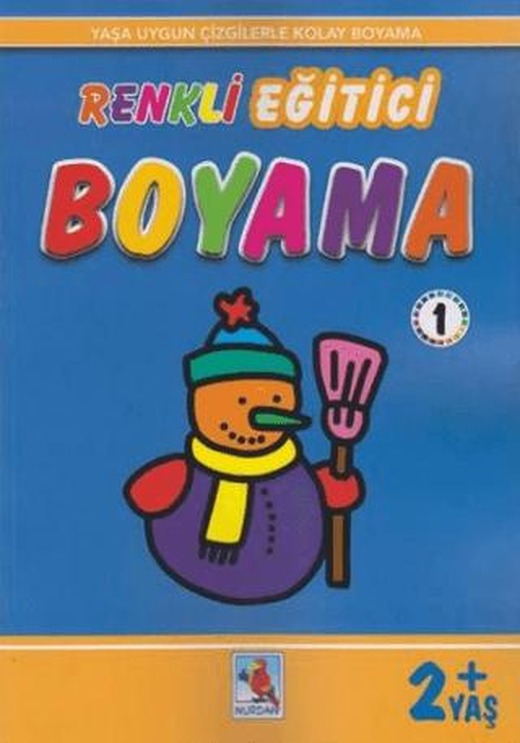 Renkli Eğitici Boyama 1 - 2+ Yaş