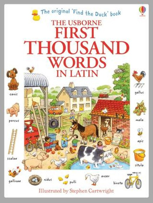 First Thousand Words in Latin | Usborne (Ciltsiz)
