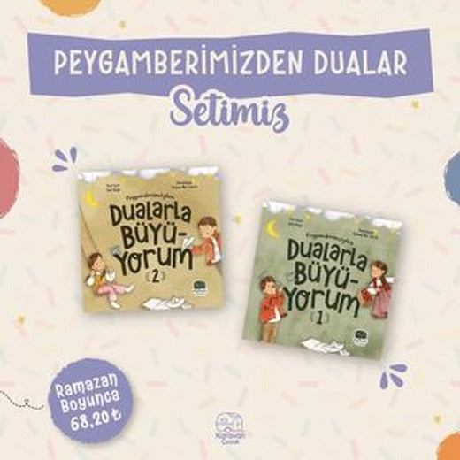 Peygamberimizden Dualar Seti - 2 Kitap | Karavan Çocuk Yayınları (Ciltsiz)
