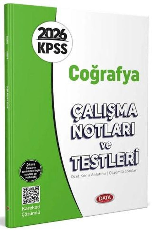 2026 KPSS Coğrafya Çalışma Notları ve Testleri