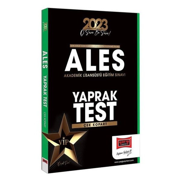 2023 ALES Çek Kopart Yaprak Test | Yargı Yayınları (İnce Kapak)