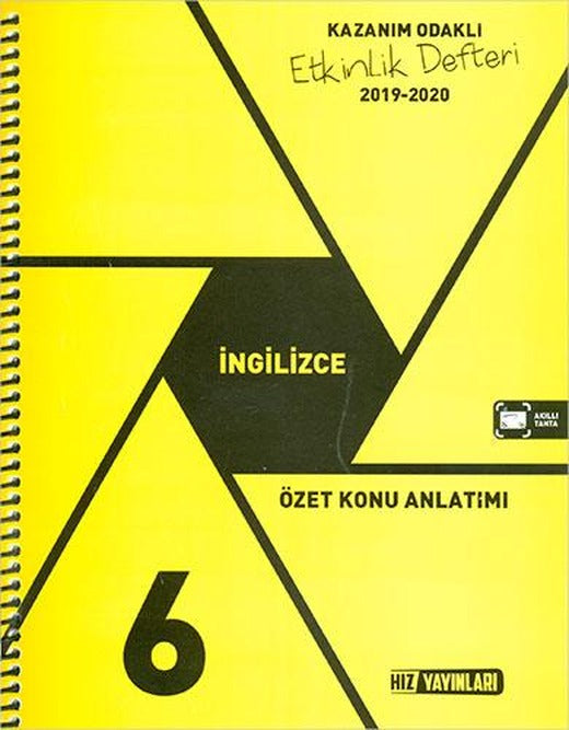 6.Sınıf İngilizce Etkinlik Defteri Hız Yayınları