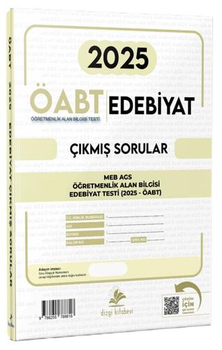 MEB AGS ÖABT Edebiyat Video Çözümlü 2025 Sınavı Tek Fasikül Orijinal Çıkmış Sorular | Dizgi Kitap (Ciltsiz)  - Resim 1