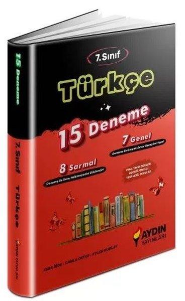 7. Sınıf Türkçe 15 Deneme | Aydın Yayınları (İnce Kapak)  - Resim 1