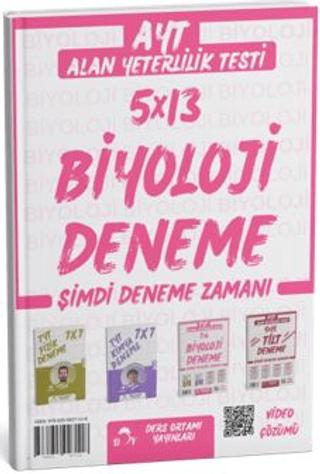 2025 AYT Biyoloji 5 Deneme Tamamı Video Çözümlü | Ders Ortamı Yayınları (Ciltsiz)  - Resim 1