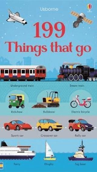 199 Things That Go | Usborne (Ciltsiz)  - Resim 1