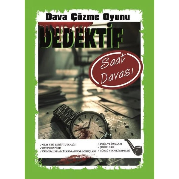 Saat Davası - Dedektif Dava Çözme Oyunu | Kolektif (İnce Kapak)
