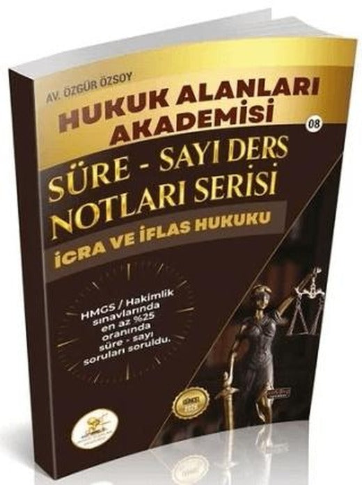 HUKAL 2026 HMGS Hakimlik İcra ve İflas Hukuku Süre-Sayı Ders Notları | Savaş Yayınevi (Ciltsiz)