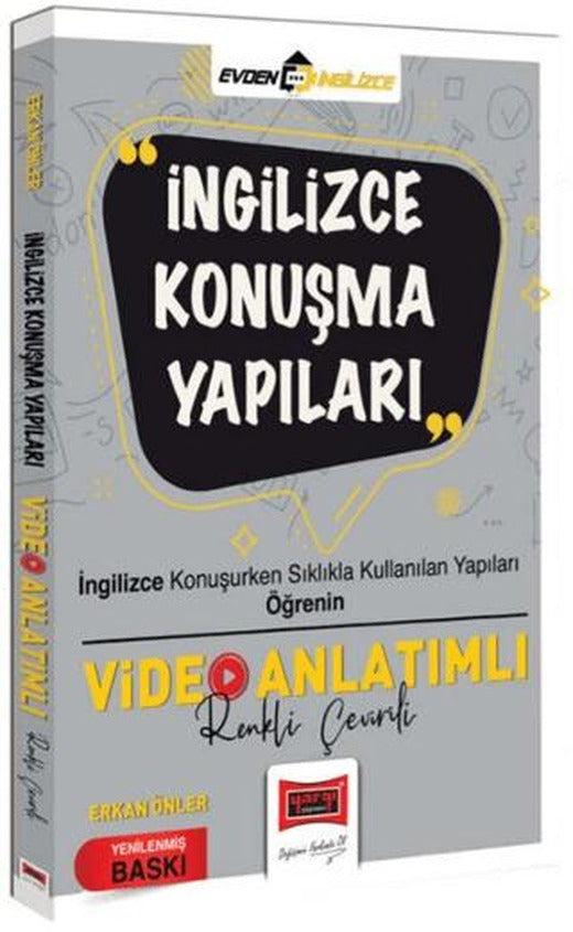 İngilizce Konuşma Yapıları Video Anlatımlı Renkli Çevirili | Yargı Yayınevi (Ciltsiz)