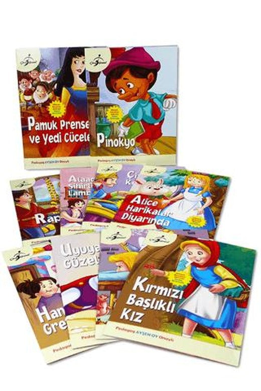 Hikayeli, Boyamalı ve Aktiviteli Dünya Masalları Serisi - 10 Kitap