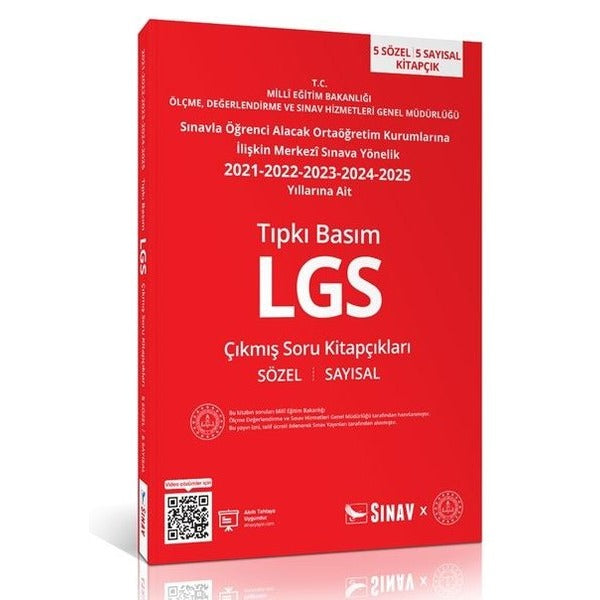 8.Sınıf LGS Tıpkı Basım Son 5 Yıl Çıkmış Soru Kitapçıkları