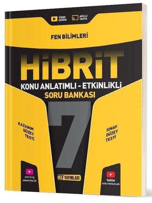 7. Sınıf Hibrit Fen Soru Bankası | Hız Yayınları (İnce Kapak)