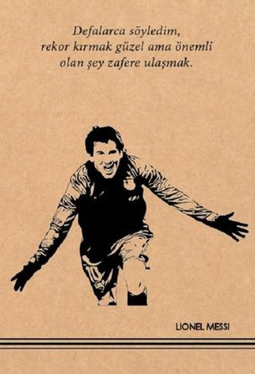 Lionel Messi Kraft Defter | Aylak Adam Kültür Sanat Yayıncılık