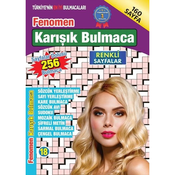 Fenomen Karışık Bulmaca-18 | Maxi Yayıncılık (İnce Kapak)