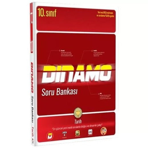 10.Sınıf Dinamo Tarih Soru Bankası | Tonguç Akademi (İnce Kapak)
